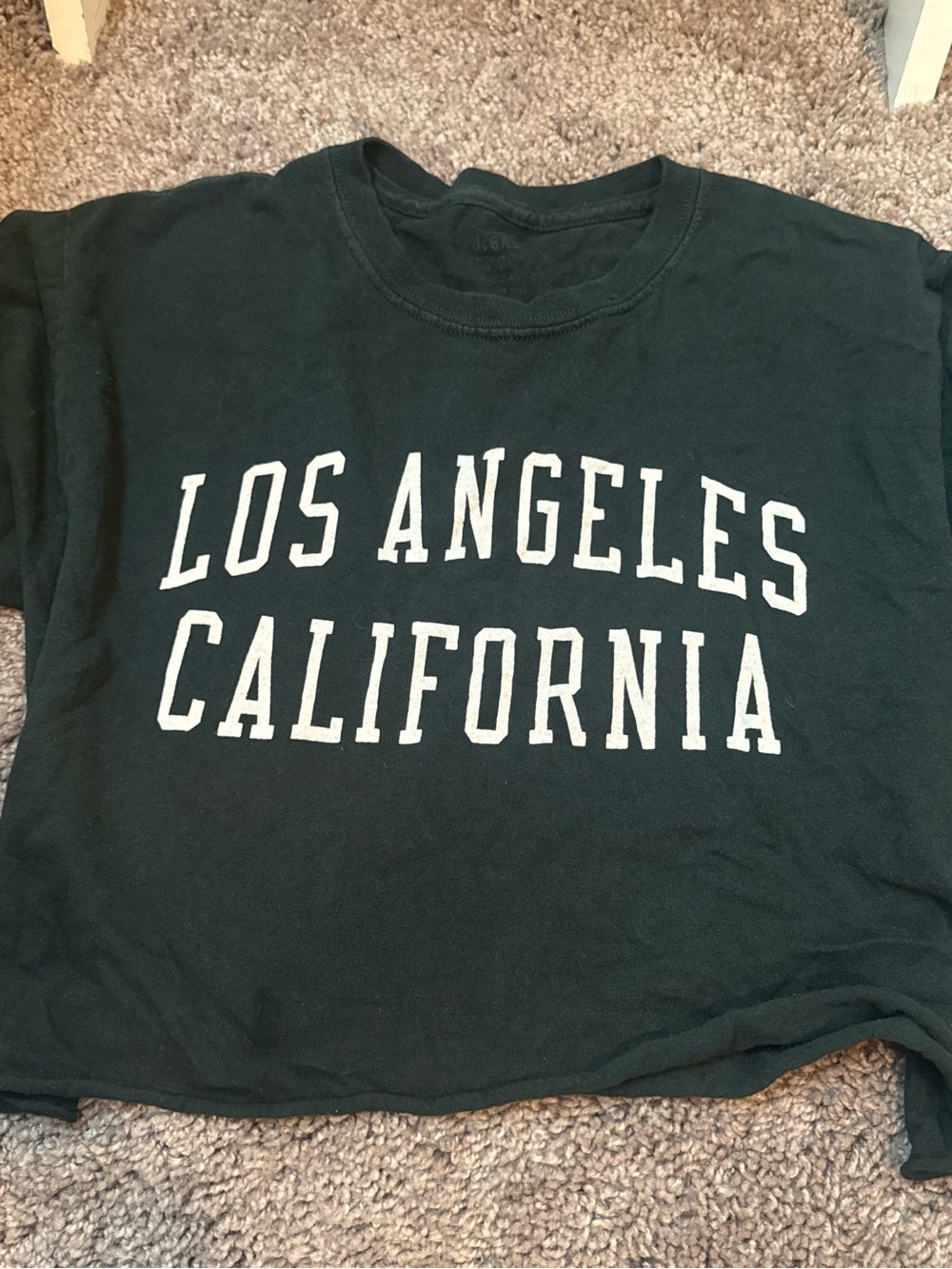 Brandy Melville Los Angeles California Graphic Tee - Dark Green